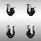 Service Caster 4 Inch 316SS Soft Rubber Wheel Swivel Top Plate Caster Lock Brake 2 Rigid, 2PK SCC-SS316TTL20S414-SRS-2-R-2 - alternate 1